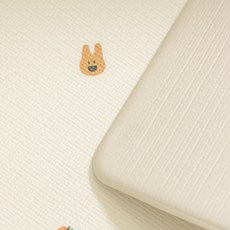 안탈로 디자인매트 토끼 캐릭터 러그매트 마이버디 퍼디 PVC 거실 놀이방 유아 미끄럼방지 층간소음 양면, 6T(0.6cm)