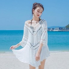 수영복커버업 니트 수영복로브 수영복가디건 비치웨어