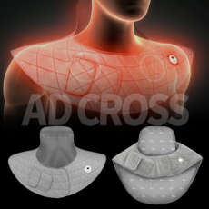 [TV홈쇼핑정품 애드크로스]파비스 따끄니 목 어깨 전용 찜질기 원적외선 복부 허리 찜질팩 물세탁 히팅패드