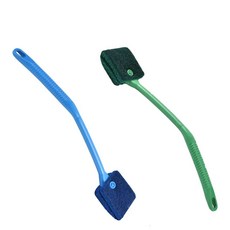 양면 스폰지 청소 브러시 물고기 탱크 수족관 조류 제거 브러시 가정용 수족관 청소 도구 1 개, 1개