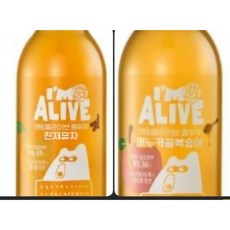 골든싸이]아임얼라이브_콤부차250ml2종12개 마누카꿀복숭아6개 진저유자6개