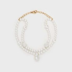 일본직배송 찰스앤키스 정품 Luxem 룩셈 멀티 비즈드 팔찌 Pearl