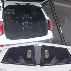 미소모기장 팰리세이드 차량모기장, 1개, 지퍼형트렁크3종세트