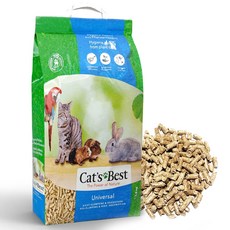 캣츠베스트 유니버셜 우드펠렛 친환경 고양이 화장실 모래, 캣츠베스트 유니버셜리터 5.5Kg(10L), 1개