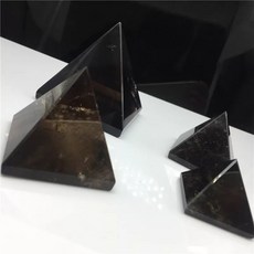 AAA +++++ + 천연 스모키 쿼츠 피라미드 티 크리스탈 쿼츠 피라미드 광석 보석 스톤 에너지 스톤 크리스탈 치유 3-8CM, (200006155:201336100)7cm:CHINA