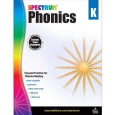 Spectrum Phonics Grade K, Carson Dellosa Publishing