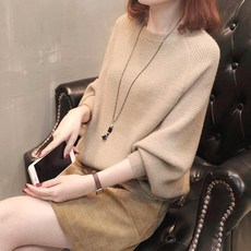 위파인더 [현물 당일발]가을신상 신상 가오리핏 니트 여성루즈 니트 탑
