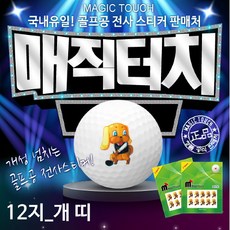 띠골프공스티커