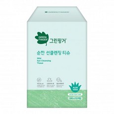 그린핑거순한선클렌징티슈5매x6개입