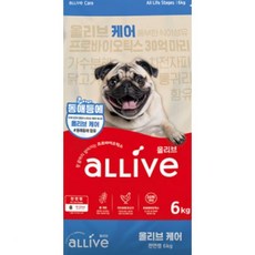 올리브 케어 강아지 전연령 가수분해 쾌변사료 6kg