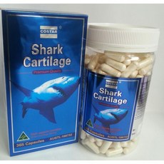 COSTAR SHARK CARTILAGE 코스타 샤크 카틸리지 상어 연골 750mg 365캡슐 2팩