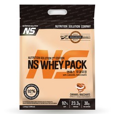 NS 포대유청 WPI 카라멜마끼아또 헬스보충제 단백질보충제 유청단백질가루 단백질쉐이크 프로틴, 1팩, 2kg