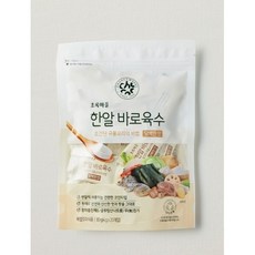 (초록마을) 한알바로육수 (담백한맛/4g*20개입), 8개