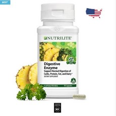 뉴트리라이트 암웨이 다이제스티브 엔자임 소화효소 90캡슐 / Nutrilite Digestive Enzyme, 1개