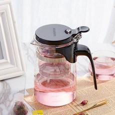 전통차주전자 라이트킹 원터치티포트 내열유리500ml 유리주전자, 원터치 티포트 500ml, 500ml, 1개