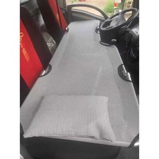 운전석 차박 매트리스 쿠션 침대 화물차 트럭 차량, 블랙 옥스포드 천 140cm 자동차 SUV 용, 1개