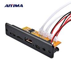 AIYIMA MP3 디코더 보드 5V 무선 블루투스 5.0 오디오 전력 증폭기 MP3 플레, 상세내용참조