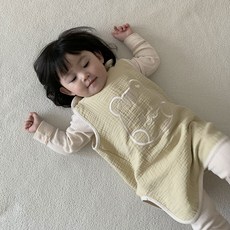 돗투돗 디어프렌즈 거즈 사계절 수면조끼 투돗 디어프렌즈 거즈 사계절 수면조끼