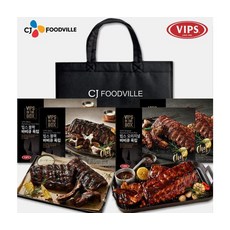 VIPS 홈파티 프리미엄 오리지널&블랙바비큐 폭립 선물세트 2호