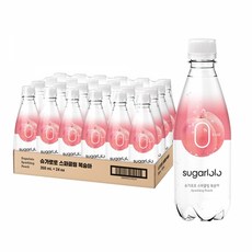 인테이크 슈가로로 스파클링 복숭아, 350ml, 24개