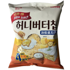 허니버터 칩 콰트로치즈맛, 4개, 110g