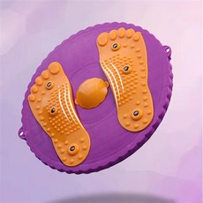 AIRASI 코어 밸런스 보드 운동 우드 요가 매트 볼 짐 균형 피트니스 케겔트위스트허리 트위스트 디스크 아름다움 허리 기계 턴테이블, 빨간색, 씨엔