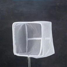1/2구성 접이식 스텐 수족관 물고기 뜰채 낚시 새우 그물 금붕어 관상어 어항 수조, 1개