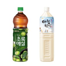 웅진 초록매실 아침햇살, 4개, 1.5L
