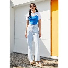 [에고이스트][BLUE LABEL] 스트레이트핏 논스판 데님 팬츠 (EQ2ODP09)