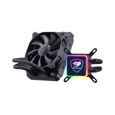 쿠거 AQUA120 RGB LED 저소음 싱글팬 CPU 수냉쿨러, 단일상품