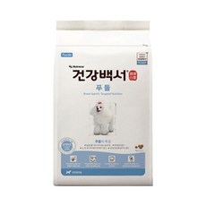 뉴트리나 건강백서 1.2kg 견종별 사료 푸들 말티즈, 푸들 1.2kg, 1개 - 건강백서푸들