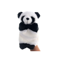 만화 팬더 손 인형 장갑 동물 인형 부드러운 봉제 이야기 말하기 역할 놀이 교육 장난감, 1)Panda