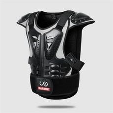 레이싱 전신 보호 재킷 BARBOK Youth Full Body Protector Vest Armor Kids Motocross 자켓 가슴 척추 장비 팔꿈치 어깨 무릎, 1개, 2) Armor - M