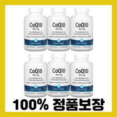 레이크 에비뉴 뉴트리션 CoQ10 바이오페린 100mg 식물성소프트젤 365정 x 6, 6개