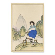 기타 도원행주도 2 함보경 작가, 원목／203x305mm