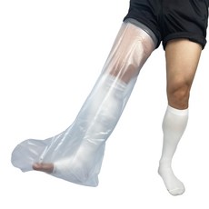 깁스 방수커버 기브스 통깁스 샤워 반깁스 커버 하지, 1개, FREE
