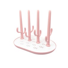 베이비부스트 프리미엄 젖병 건조대, 핑크
