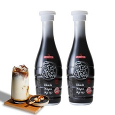 쥬피터 흑당시럽 600ml * 2ea, 2개