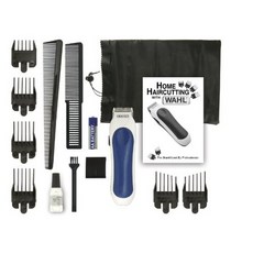 Wahl 9307-1101 무선 미니 프로 14 Piece Touch-up and Trim Haircutting Kit Whiteblue PROD1680010066, 상세 설명 참조0