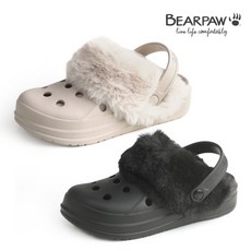 베어파우(BEARPAW) CONNIE WOMENS 퍼 클로그 (womens) 2종 택1