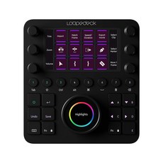 Loupedeck Creative Tool(CT) - 사진 비디오 음악 디자인 라이브 스트리밍 사용자 정의 편집 컨트롤러 사용자 정의 가능한 버튼 다이얼 터치스크린 휠 포함 [한국어 지원]