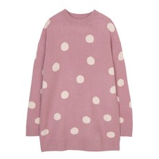 투미 도트 도톰라운드 니트(2colors) TMKA94TC07