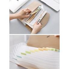 통장케이스 영수증화일 서류파일 영수증파우치 서류보관화일, 1개, 블랙