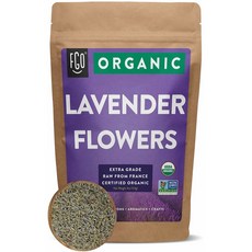 에프지오 프랑스산 드라이 라벤더 꽃차 113g FGO Lavender Flowers Dried Perfect for Tea, 1개, 1개입