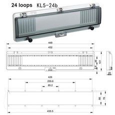  전기 배전 함 박스 KL5 회로 차단기 투명 방수 상자 창 배포 보호 커버 모니터링 스위치 IP67, KL5-24b, [12] KL5-24b 