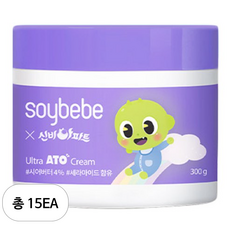 소이베베 유아용 울트라 아토 크림, 300g, 15개