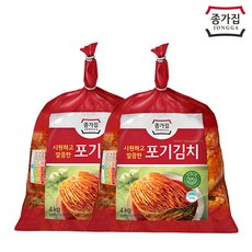 (기획)포기김치4kg+4kg/ 갓담은김치~/ ~08시주문 당일발송~, 공장직발송 4kg+4kg, 10kg