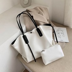 여성용 세련되고 다재다능함 대용량 숄더백 핸드백 토트백