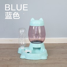 자동 사료 급여기 강아지 고양이 스마트 밥 주는 기계, 럭키 캣 블루