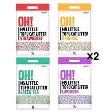 오 마이 리틀 두부모래 7L X2 고양이화장실 배변 응고 tomstep*50701879901EA, 라벤더